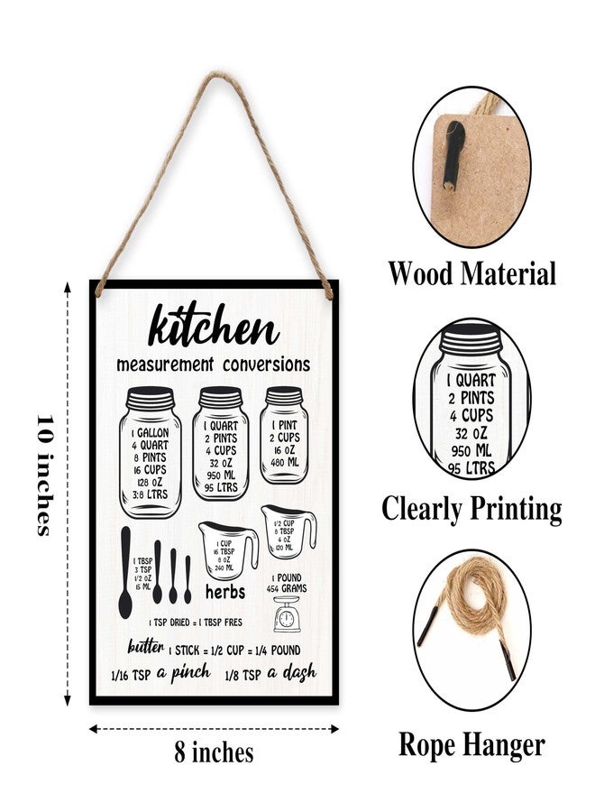 patcate Kitchen Measurement Conversion Chart Wall Hanging Decor for Kitchen Essentials, Baking Supplies Tools and Accessories for Women (A15) - Image 2